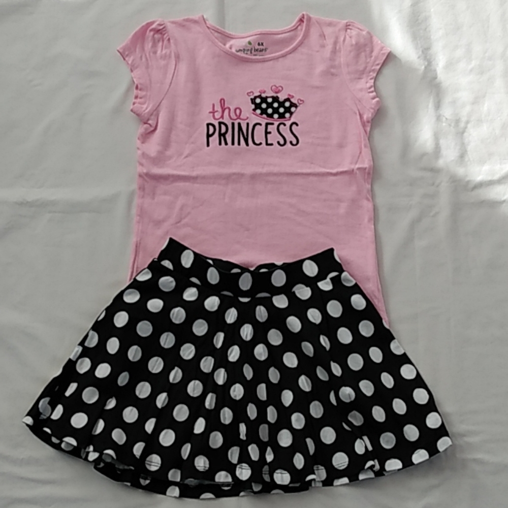 Jumping Beans shirt and skort set